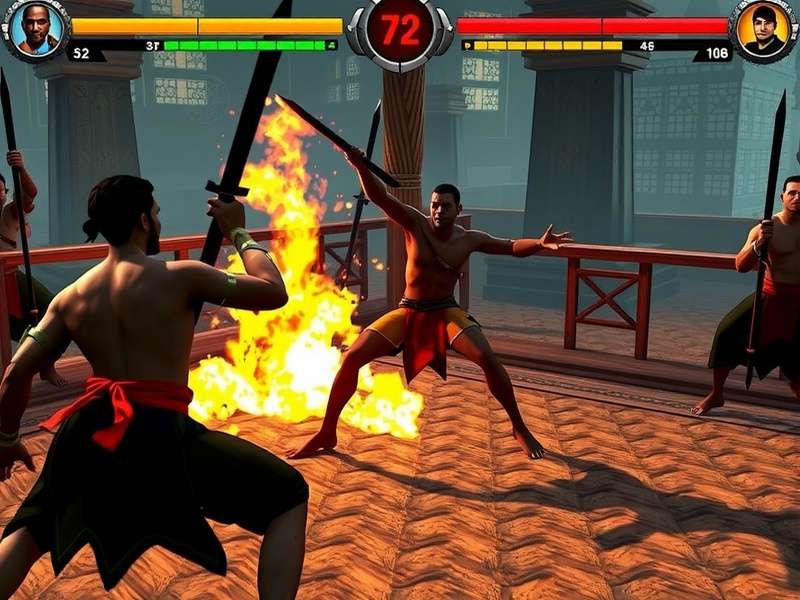 Scorching Edge Fight Martial Arts Academies showing Kalaripayattu training